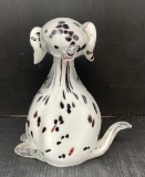 Art Glass Dalmatian Dog