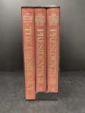 Cased Books- The American Heritage Pictorial History of the Presidents of the US, Vols. 1 & 2