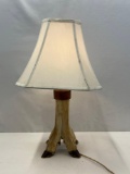 Deer Foot Table Lamp with Shade