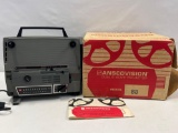 Anscovision Dual 8 Movie Projector, Model 88, with Box & Instructions