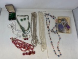 Costume Jewelry- Necklaces, Earrings, Brooches
