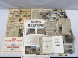 Lancaster Newspapers, Clippings, Programs, Calendar