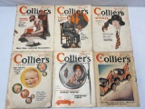 6 Collier's Magazines- Issues from 1926, 28, 29, 33