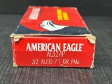 Box of American Eagle .32 Auto Ammunition