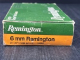 Remington 6MM Unprimed Cases