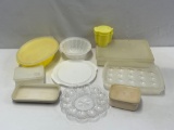 Plastic Food Storage & Serving Containers- Tupperware & Rubbermaid Items