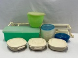 Food Storage Containers- Tupperware/Rubbermaid, Other and Can Caddies