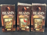 3 Beam's Bottles- Fox, Cardinals, Buck, All with Original Boxes