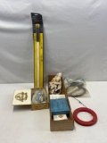 New Holding Tank Rinser, Mineral Sample Set, Cigar Box with Hardware, Gold & Silver Locators, More