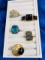 5pc Signed Fashion Rings