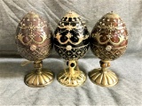 3pc Decorative Eggs