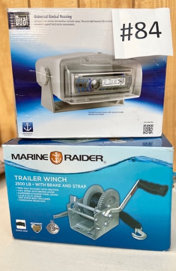 MARINE TRAILER WINCH & MARINE RECEIVER HOUSING