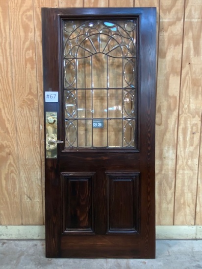 LEAD GLASS DOOR WITH BOLT