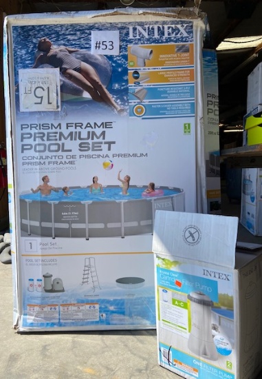 INTEX 15' POOL