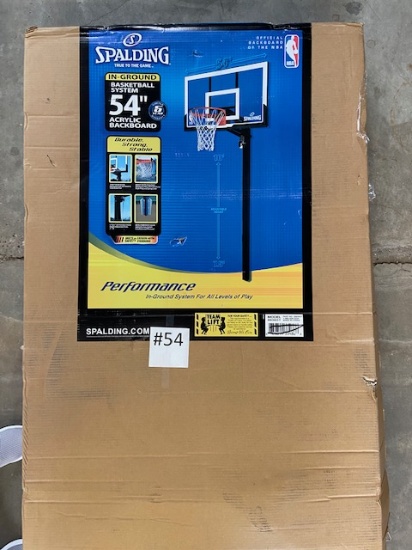 SPALDING 54" BASKETBALL SYSTEM