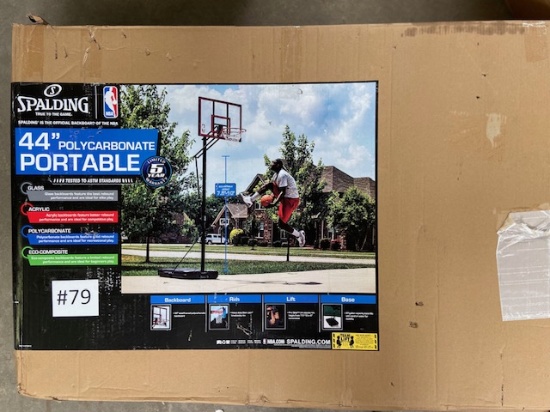 SPALDING 44" PORTABLE BASKETBALL HOOP