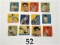 12 - 1948 ALL STAR BASEBALL GUM CARDS