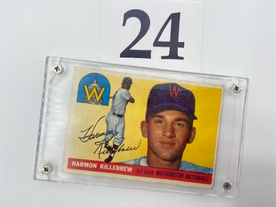 1955 HARMON KILLEBREW WASHINGTON NATIONALS CARD