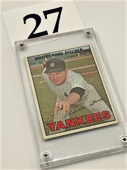 1967 WHITEY FORD TOPPS #5 CARD