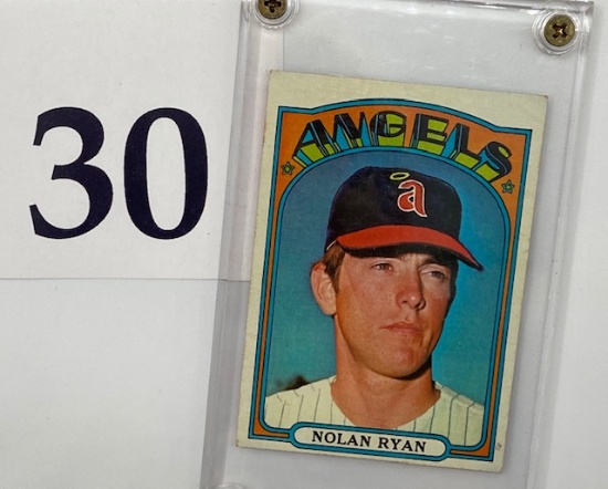 1972 TOPPS NOLAN RYAN ANGELS BASEBALL CARD