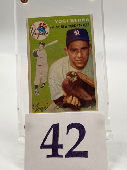 1954 TOPPS #50 YOGI BERRA BASEBALL CARD