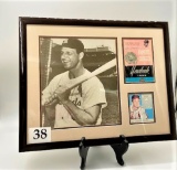 STAN MUSIAL PHOTO AND SIGNED YEARBOOK