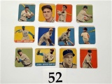 12 - 1948 ALL STAR BASEBALL GUM CARDS