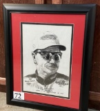 DALE EARNHARDT PENCIL SKETCH ARTWORK