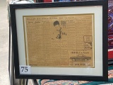 1960 NEWSPAPER TED WILLIAMS HITS HOMER IN FINAL TRIP TO PLATE