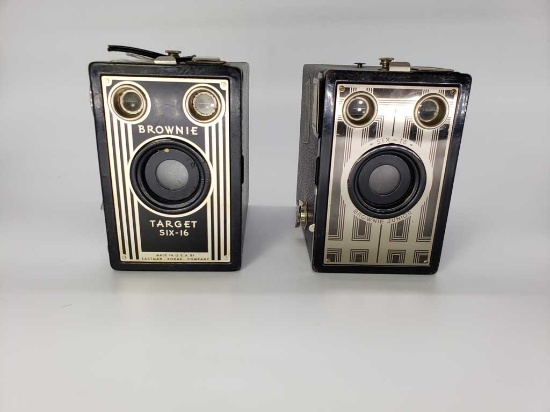 2PC KODAK BROWNIE TARGET SIX AND KODAK BROWNIE JUNIOR