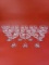 Set 12 Vintage William Sonoma Etched Champagne Glasses