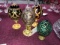 4 - signed Faberge Eggs - Ruby, Emerald and Gold