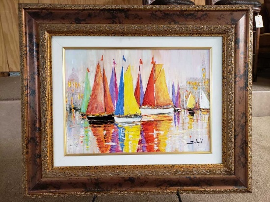 "Venise Voiles et Brume" Venise Salils and Mists by Duaiv Artist Proof 56/60