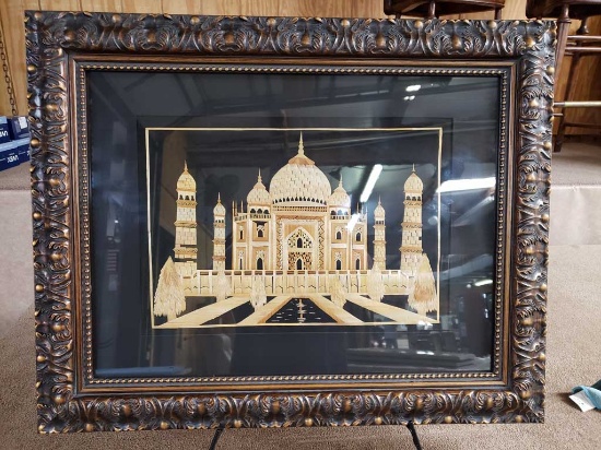 Framed Gold Taj Mahal