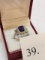 14KT WHITE GOLD 1.42CT AMETHYST AND 1.35CTW DIAMOND RING