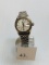 STAINLESS LADY'S DATE ROLEX WATCH