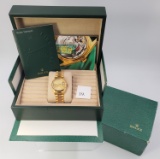 18KT YELLOW GOLD MEN'S DAY DATE PRESIDENTIAL ROLEX WATCH WITH BOXES