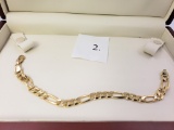 14KT YELLOW GOLD BRACELET 7.5