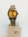 TWO TONE LADY'S ROLEX WATCH