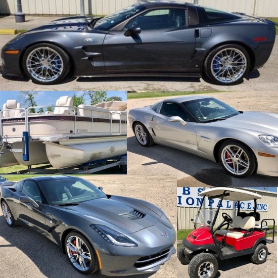 CORVETTES, BRONZES, BOAT & ESTATE AUCTION