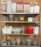 LARGE LOT OF FOOD PREP/MEASURED CONTAINERS