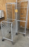 3 ROLLING CHEF'S RACKS