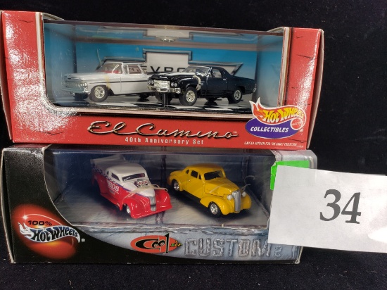 2PC HOT WHEELS COLLECTIBLE COOL CLASSICS SERIES