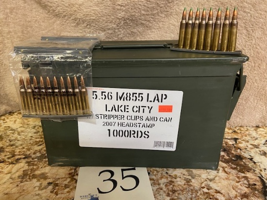 AMMO CAN W/ 5.56 M855