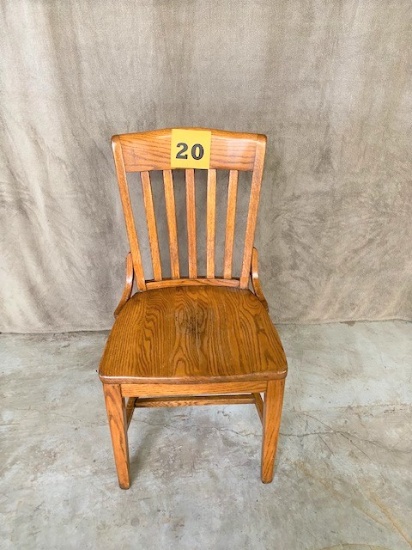 Lot of 20 Wood Dining Chairs