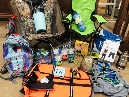 SPORTING GOODS - CAMPING AND OUTDOOR ITEMS