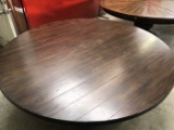 ROUND WOOD PEDESTAL DINING TABLE