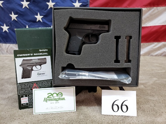 REMINGTON RM380 .380CAL PISTOL WITH 2 MAGAZINES AND BOX
