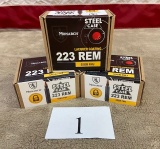 (3) BOXES MONARCH .223 REM AMMO  300 ROUNDS TOTAL