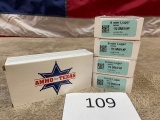 (5) BOXES TEXAS AMMO 9MM LUGER AMMO